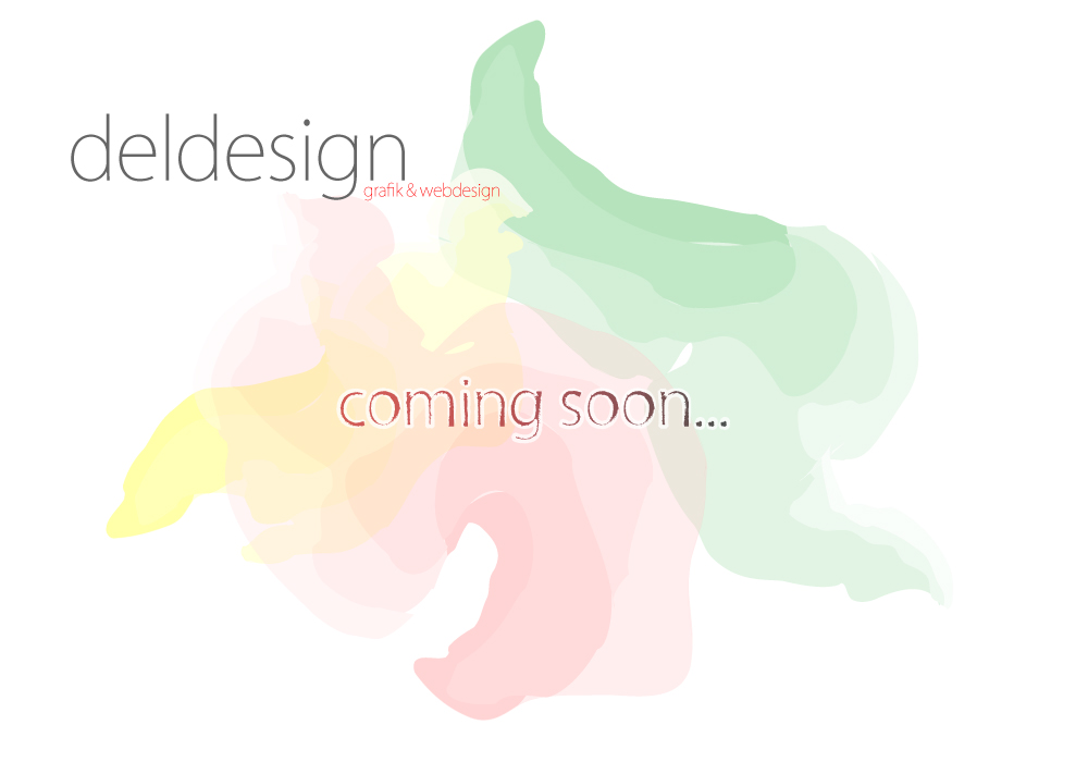 deldesign - grafik und webdesign - coming soon